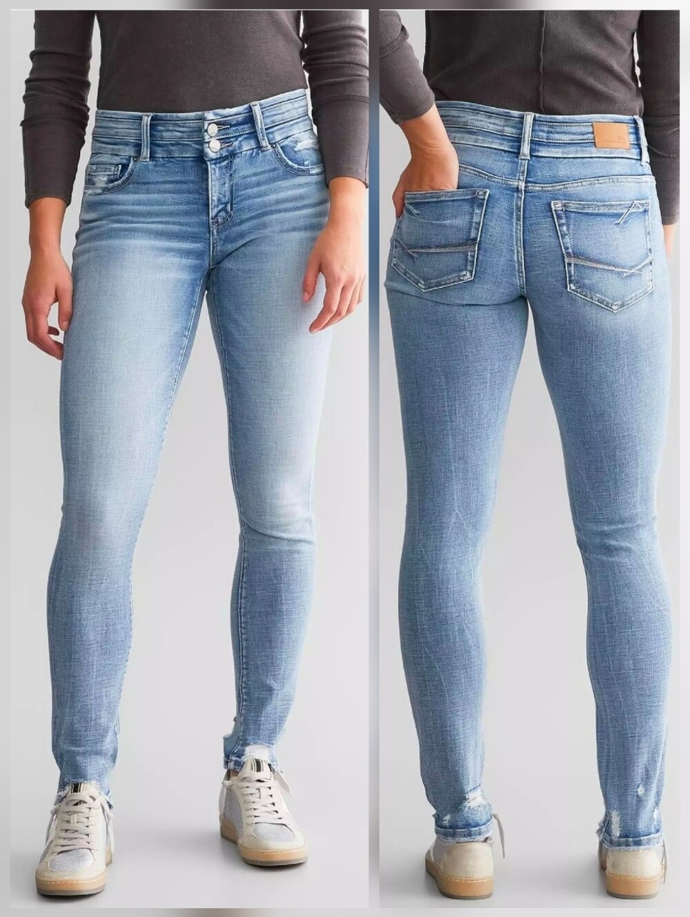 ❤️ BUCKLE VICTORIA SKINNY JEANS, MID-RISE, 0 (25)
